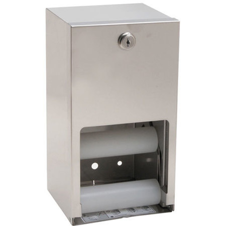 BRADLEY SMOKER Dispenser, Tissue , 2 Roll, S/S 5402-000000